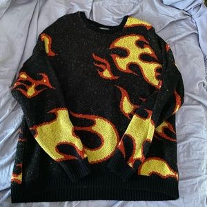 flame street wear sweater
